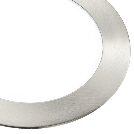 Faretto led a incasso nickel dalla forma semplice 18 watt 4000 kelvin