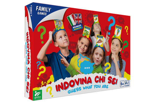 Indovina chi Sono con 50 Carte Bilingua