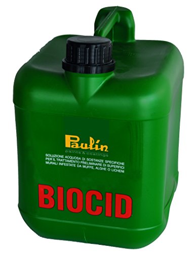 Soluzione acquosa Biocid per trattamento muffe e alghe su muri e pavimenti