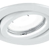 Incasso Controsoffittatura Faretto Bianco Orientabile Tondo Metallo Led 6 watt Luce Calda
