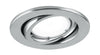 Faretto Metallo Cromato Tondo Orientabile Incasso Cartongesso Led 6 watt Luce Calda