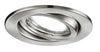 Faretto a Incasso Orientabile Tondo Metallo Nikel Controsoffitto Led 6 watt Luce Calda