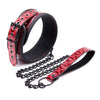 Collare Diamond Line con Cinturino Rosso