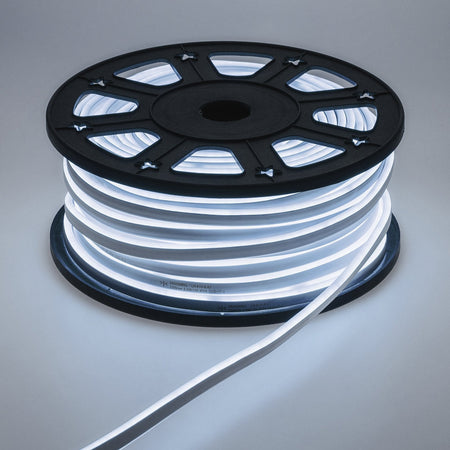 Tubo luminoso a led effetto neon "Bifacciale" decorazione per interno ed esterno