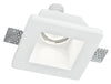Incasso Soffitto Ribassato Faretto Scomparsa Quadrato Gesso Verniciabile GU10