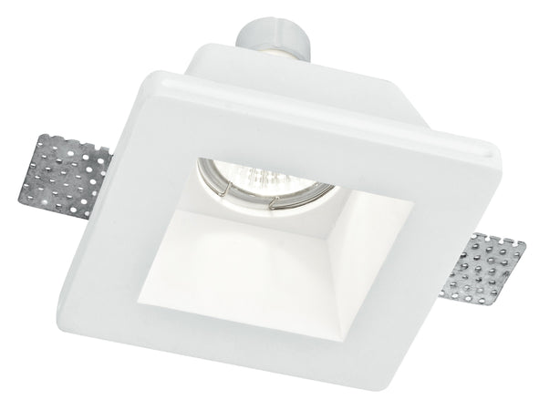Incasso Soffitto Ribassato Faretto Scomparsa Quadrato Gesso Verniciabile GU10