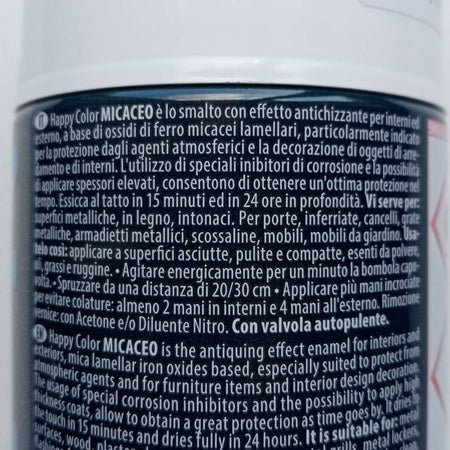 Saratoga bomboletta happy color 400ml micaceo antracite sovraverniciabile acrilica