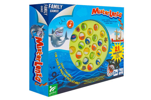Gioco Pesca 21 Pesci 4 Canne da Pesca con Musica