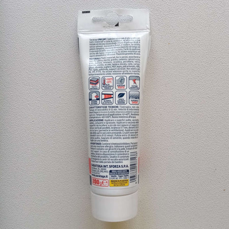 Saratoga UNICUM High Tack 130gr colla di montaggio bianca verniciabile