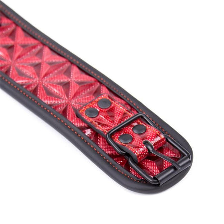 Collare Diamond Line con Cinturino Rosso
