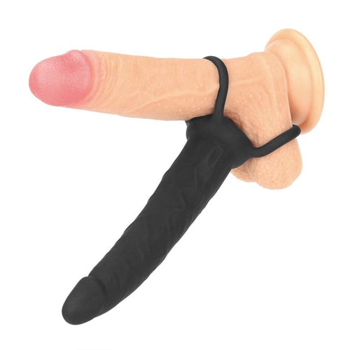 Dildo doppio indossabile Double Strap-On doppia penetrazione 15 cm
