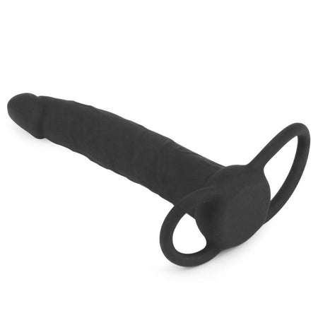 Dildo doppio indossabile Double Strap-On doppia penetrazione 15 cm