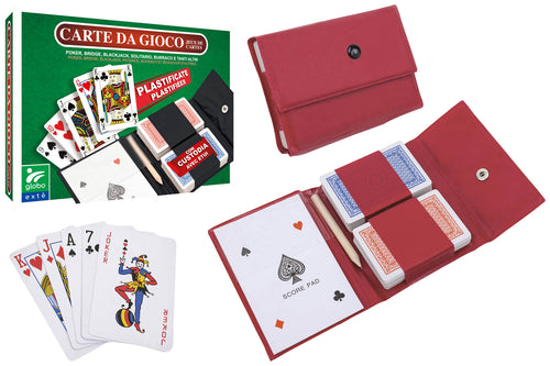 Carte da Poker 2 Mazzi con Astuccio