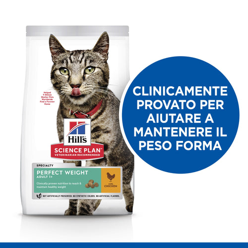 Hill's Perfect Weight secco Gatti Adulti pollo 1,5 kg