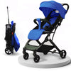 Passeggino Easy Ultra Leggero Blu Chiusura Facilitata Salvaspazio Portata 15 kg