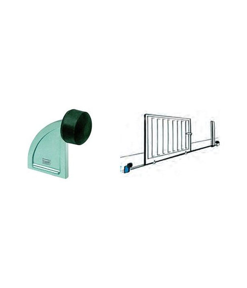 ARRESTO PER CANCELLI SCORREVOLI ART.200 PAR. Ø 42 - DIM. MM 70X115 DF 3151950