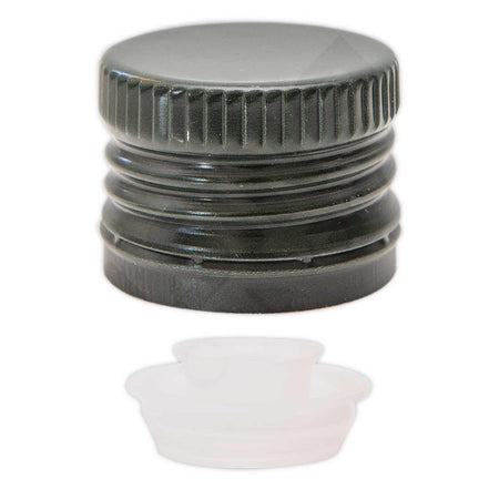 Pz 24 tappo tappi a vite con salvagoccia per olio bottiglie vetro 31.5 mm