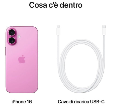 Apple Iphone 16 128Gb Rosa Pink EU