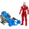 Hasbro Avengers Iron Man con Veicolo 30 cm Action Figure Marvel Idea Regalo