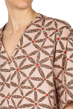 OTTOD'AME Ottod'ame - Blusa - 450356 - Rosa/Marrone da donna