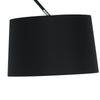 Lampada da terra Piantana ad Arco nera 60 watt E27
