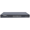 Switch Gigabit Ethernet 16 Porte PoE+ Web Managed con 2 Porte SFP