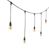 CAVO PORTALAMPADA LAMAPADINA LAMPADINE CATENA PROLUNGABILE 5 MT X H 70 CM ESTERNO
