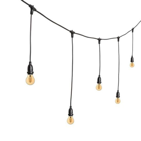 CAVO PORTALAMPADA LAMAPADINA LAMPADINE CATENA PROLUNGABILE 5 MT X H 70 CM ESTERNO
