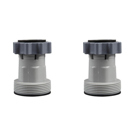 PZ 2 ADATTATORE RACCORDO POMPA FILTRO PISCINA 38 32 INTEX 10722 BESTWAY 58236 FILTRI PISCINE