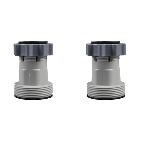 PZ 2 ADATTATORE RACCORDO POMPA FILTRO PISCINA 38 32 INTEX 10722 BESTWAY 58236 FILTRI PISCINE
