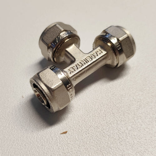 Raccordo 16x16x16 a T a lati uguali a stringere per tubo multistrato