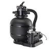 Pompa di filtraggio a sabbia per piscine fuori terra depuratore a pressione da 10000 lt/h 550 W
