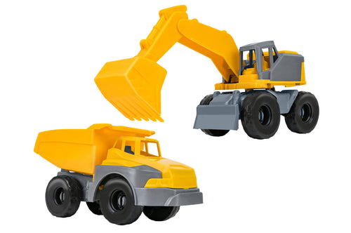 Set 2 Veicoli Lavoro 18cm