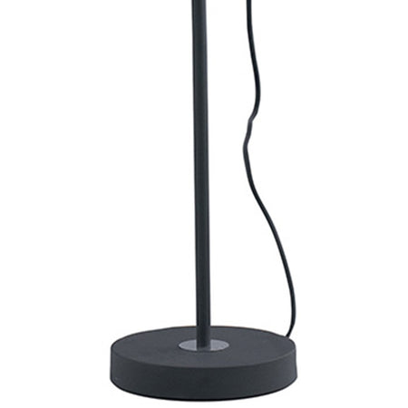 Piantana Nera Orientabile Metallo Lampada da Terra Moderna E27