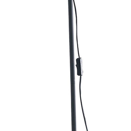 Piantana Nera Orientabile Metallo Lampada da Terra Moderna E27