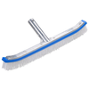 Spazzola professionale per pulizia fondo e parete piscina con rinforzo in alluminio 46 cm