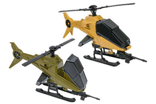 Elicottero Militare 25cm 2 Colori Assortiti