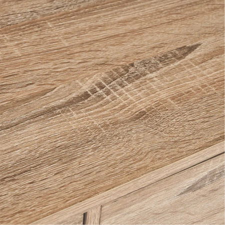 Mobile Mobiletto Tavolino con 2 Cassetti Legno Ripiani Scomparti Design Moderno