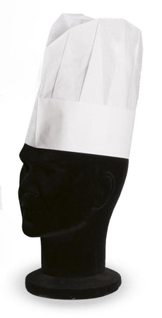 Cappello Cuoco Carta Bianco Regolabile Cappello Chef Confezione da 10 Pezzi