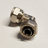 Raccordo 16x16mm curvo gomito doppio a stringere per tubo multistrato