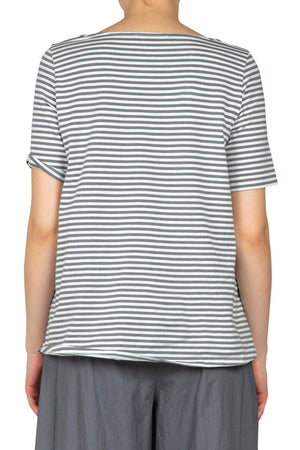 NEIRAMI Neirami - T-shirt - 450089 - Bianco/Grigio da donna