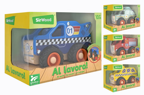 Mezzi in Legno 4 Modelli Assortiti