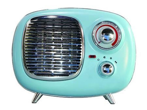 TERMOVENTILATORE VINTAGE CERAMICO RADIO 50 750/1500W - cm.28,5x13,8x23h.