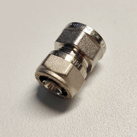 Raccordo 16x1/2'' diritto F femmina a stringere per tubo multistrato