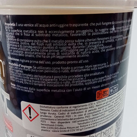 Abichem 1kg B-RUST smalto antiruggine trasparente
