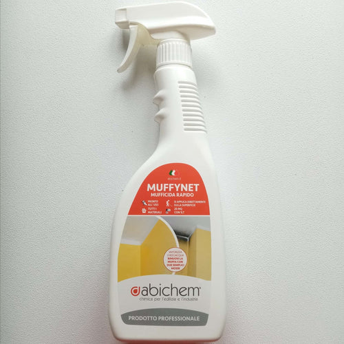 Abichem 1lt MUFFYNET mufficida rapito per la rimozione di muffa su pareti