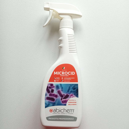Abichem 1lt MICROCID sanificante per muri e pareti per la rimozione della muffa