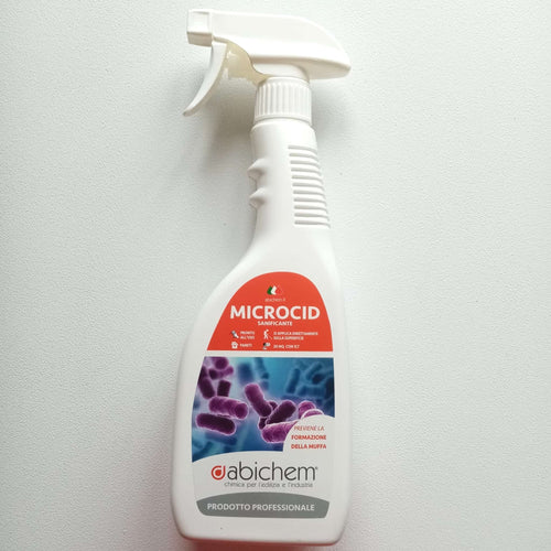 Abichem 1lt MICROCID sanificante per muri e pareti per la rimozione della muffa