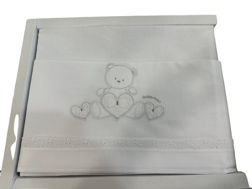 Set 3 pezzi Baby Prestige Orsetto bianco