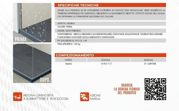 Abichem 1lt DETER CALC detergente anticalcare